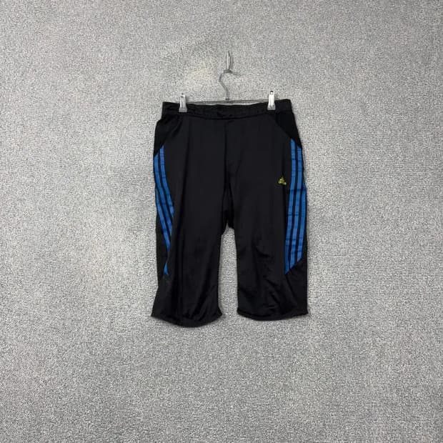 아디다스 블랙 로고 기능성 반바지 095