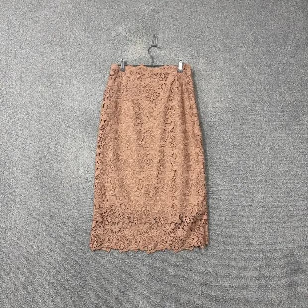 에이치엔앰 플라워 패턴 라이트 핑크 스커트 170-76