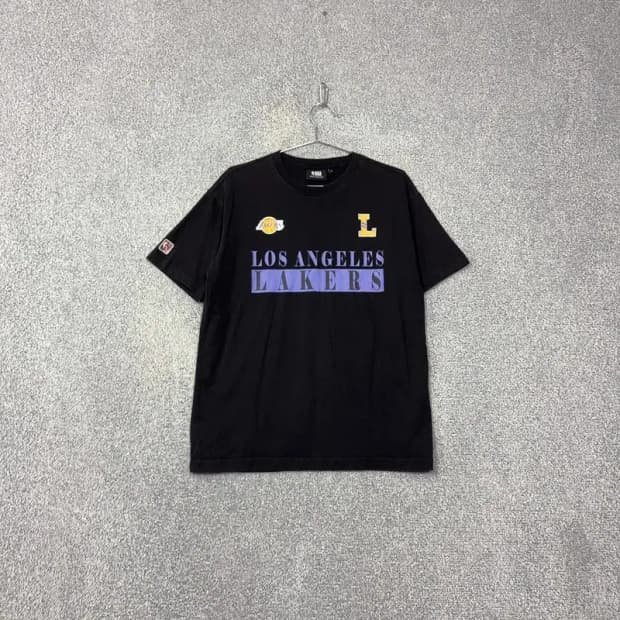 NBA 프린팅 로고 캐주얼 반팔티 S