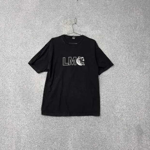 엘엠씨 프린팅 블랙 반팔 티 L