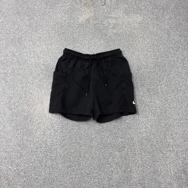 나이키 블랙 로고 밴딩 반바지 M