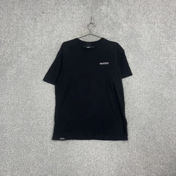 그루브라임 로고 블랙 반팔 티 XL