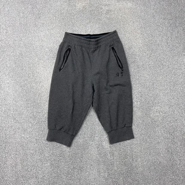 아디다스 그레이 기능성 5부 조거팬츠 100