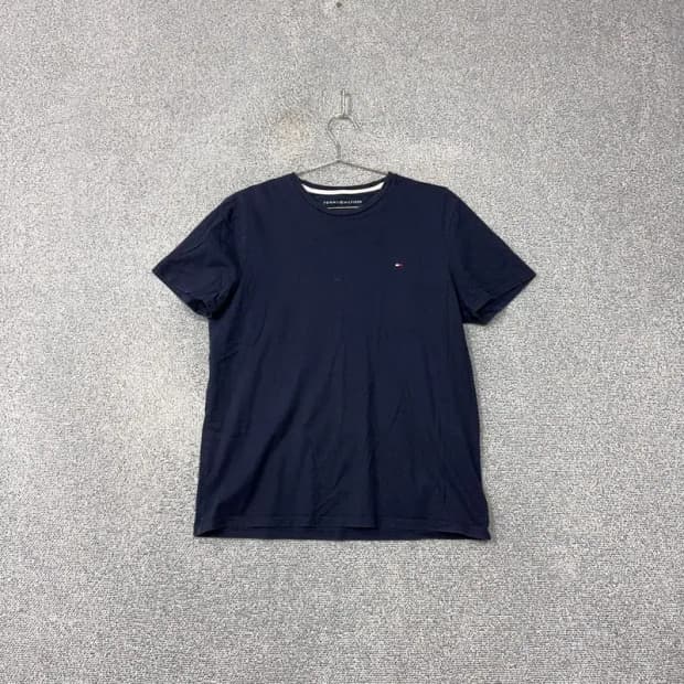 타미힐피거 네이비 캐주얼 반팔 티 M
