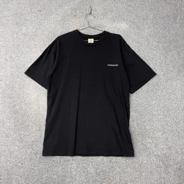 FP142 블랙 로고 반팔티 XL