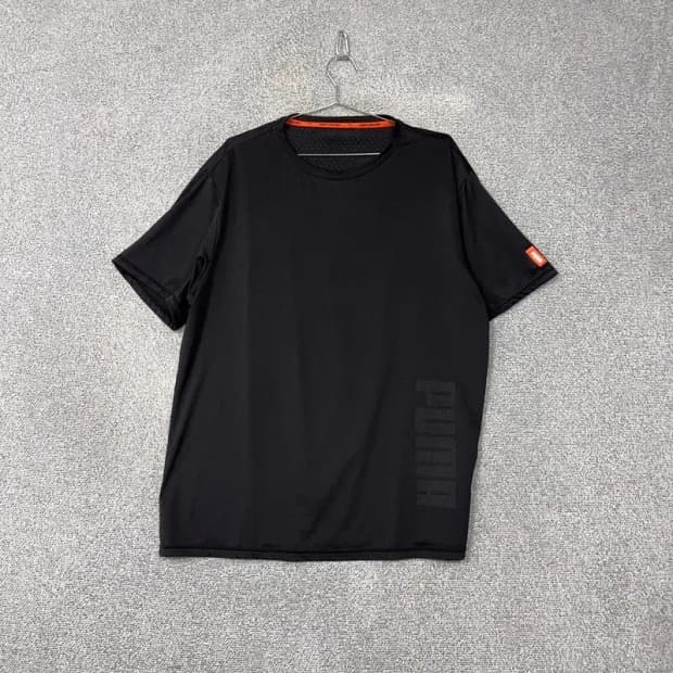 푸마 블랙 기능성 반팔 티 110(XL)