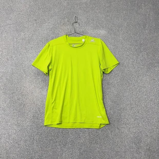 아디다스 라이트 그린 형광 기능성 반팔 티 105