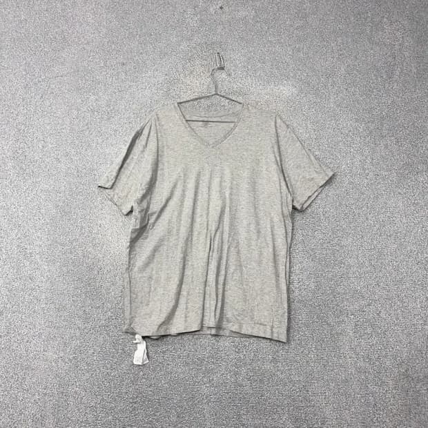 캘빈클라인 라이트 그레이 브이넥 반팔 티 XL
