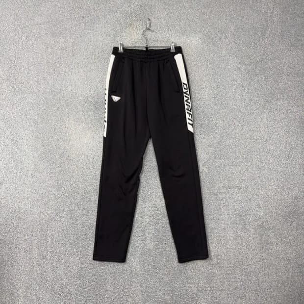 다이나핏 블랙 로고 기능성 트레이닝 팬츠 M