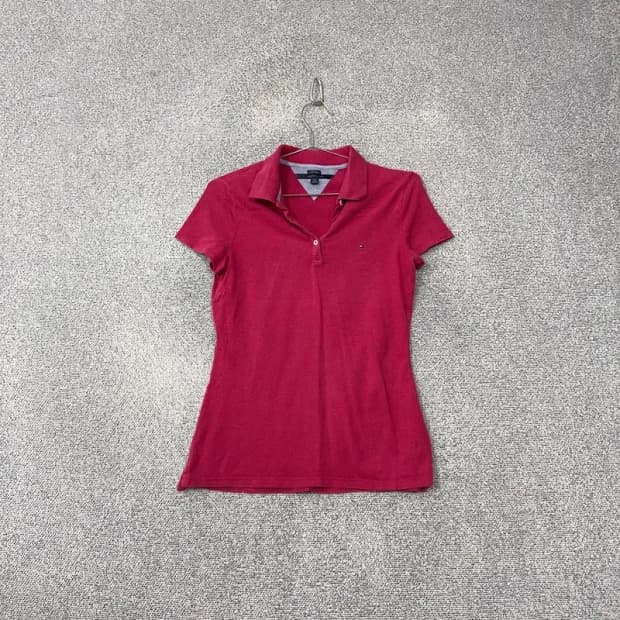 타미힐피거 레드 기능성 반팔 카라티 S/P