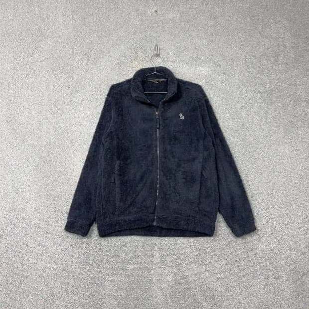 해지스 로고 뽀글이 플리스 후리스 집업 100