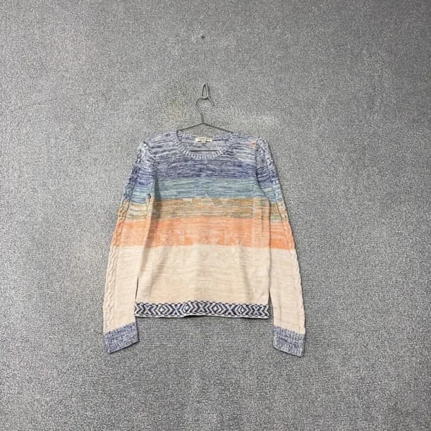 써스데이아일랜드 스트라이프 파스텔톤 니트 85