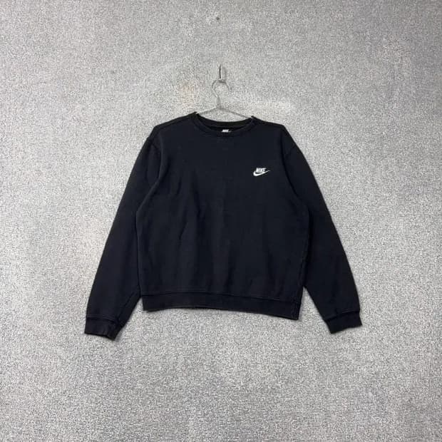 나이키 스우시 블랙 캐주얼 맨투맨 L