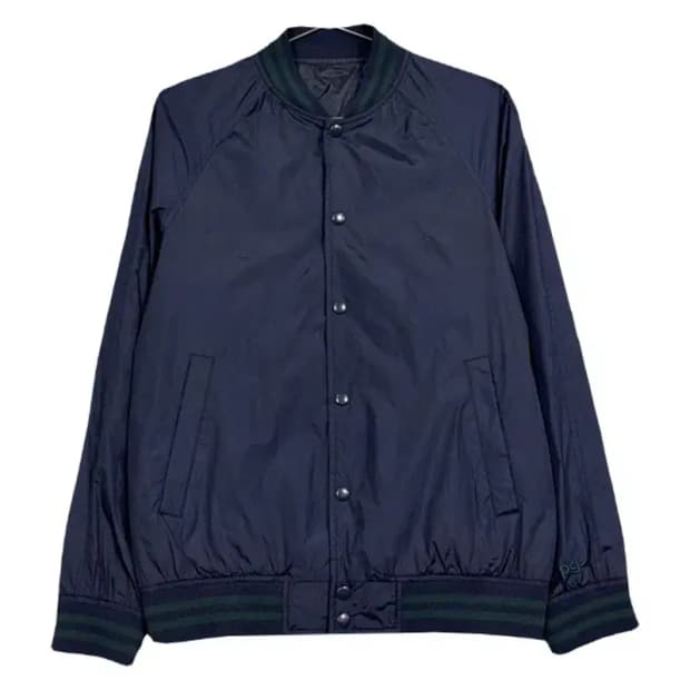 에잇세컨즈 네이비 캐주얼 블루종 스타디움 자켓 95(M)