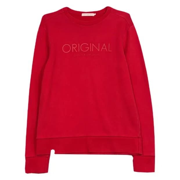 캘빈클라인 프린팅 레드 맨투맨 M