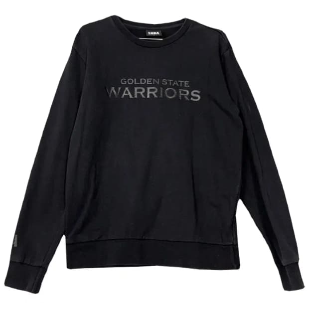 엔비에이 골든 스테이트 올블랙 맨투맨 L