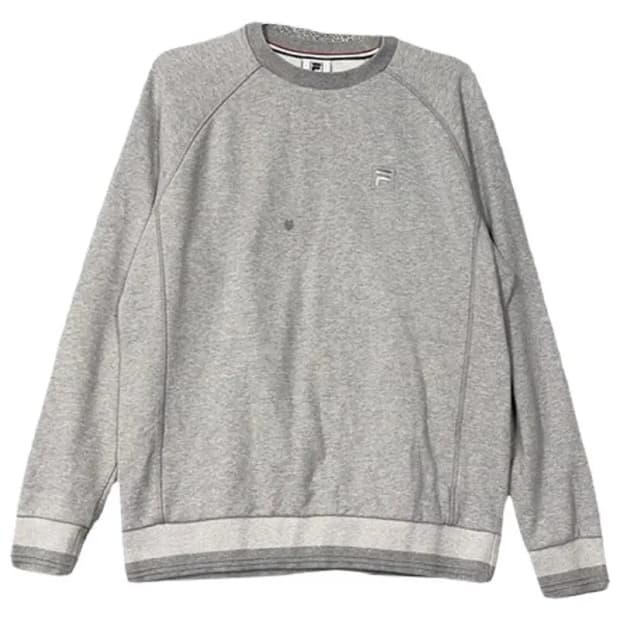 휠라 로고 라이트 그레이 맨투맨 95