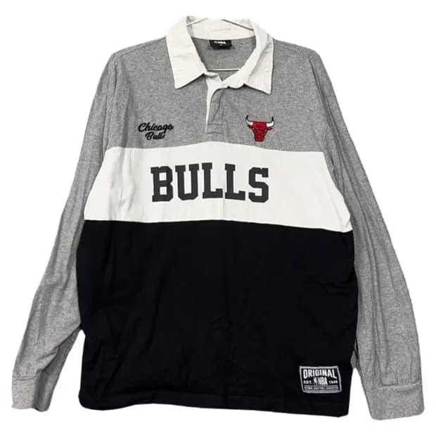 엔비에이 시카고 불스 프린팅 블랙 카라티 XL