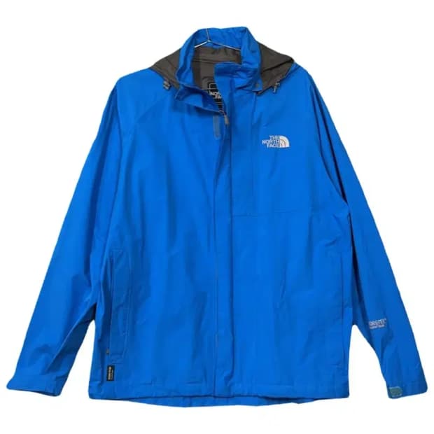 노스페이스 블루 로고 기능성 바람막이 100