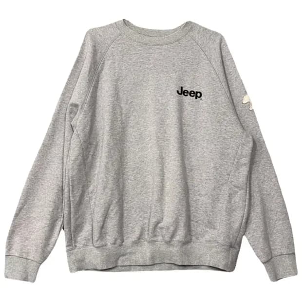지프 라이트 그레이 로고 맨투맨 XL