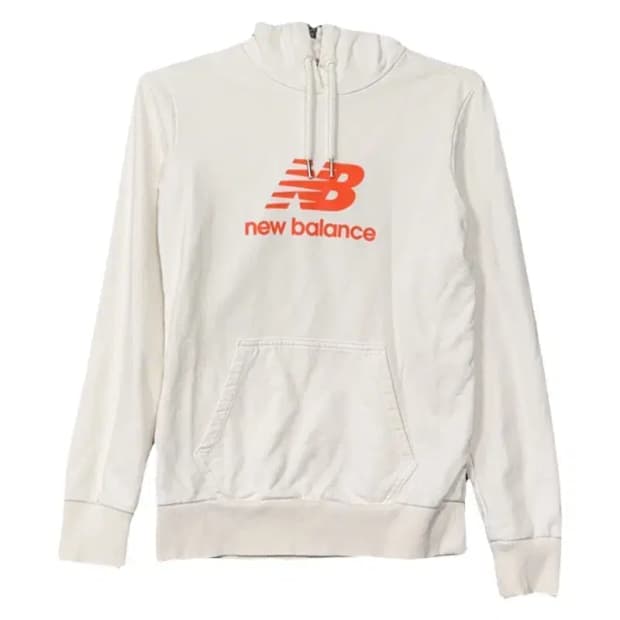 뉴발란스 프린팅 크림 후드티 85