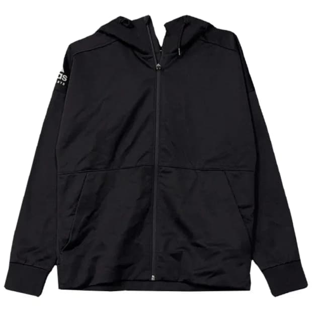 아디다스 블랙 기능성 후드 집업 M (95)