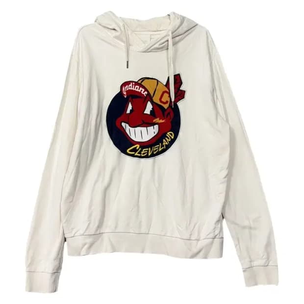 엠엘비 클리블랜드 크림 후드티 L