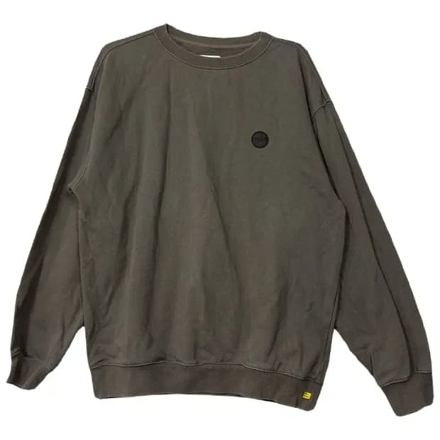 디스이즈네버댓 카키 로고 맨투맨 L