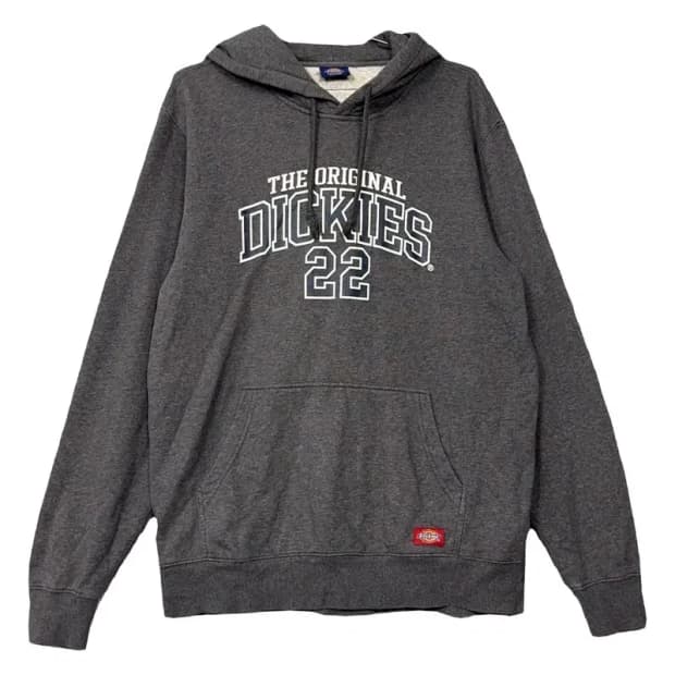 디키즈 프린팅 그레이 후드티 X-LARGE