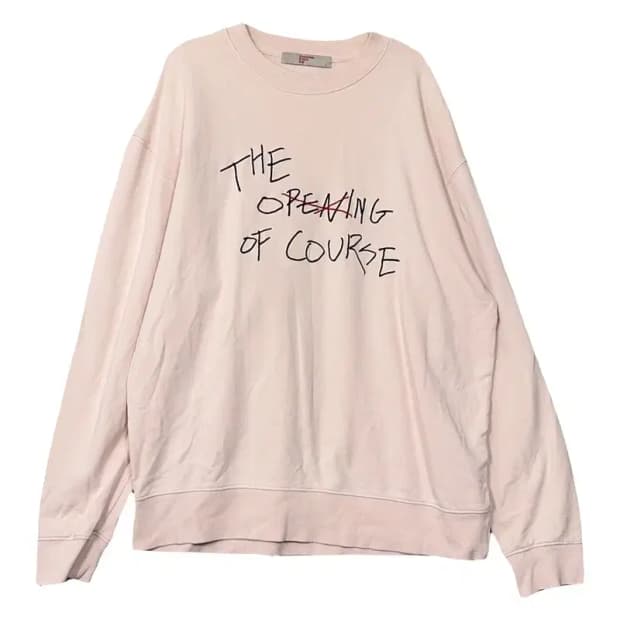 에잇세컨즈 프린팅 캐주얼 베이지 맨투맨 L