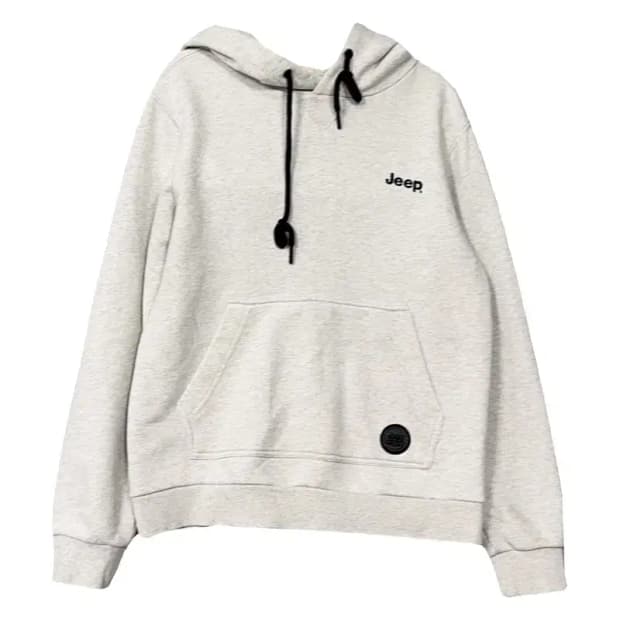 지프 라이트 그레이 로고 후드티 S(90)