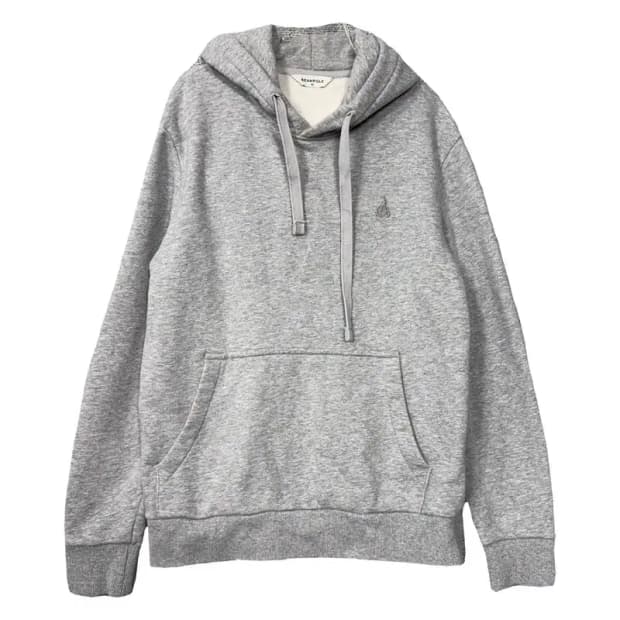 빈폴 라이트 그레이 로고 후드티 95