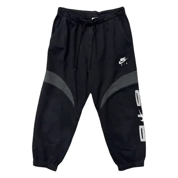 나이키 블랙 로고 프린팅 조거팬츠 L