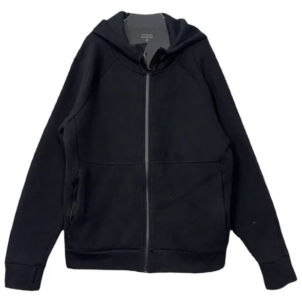 무신사스탠다드 블랙 오버 사이즈 후드 집업 XL