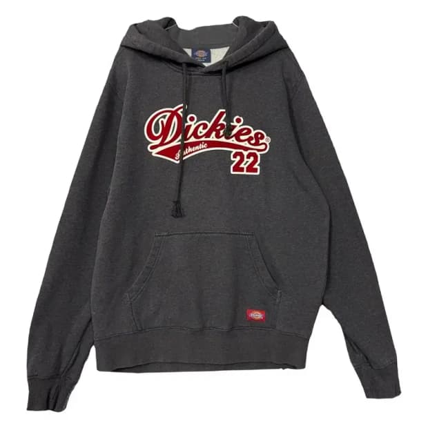 디키즈 프린팅 그레이 후드티 MEDIUM