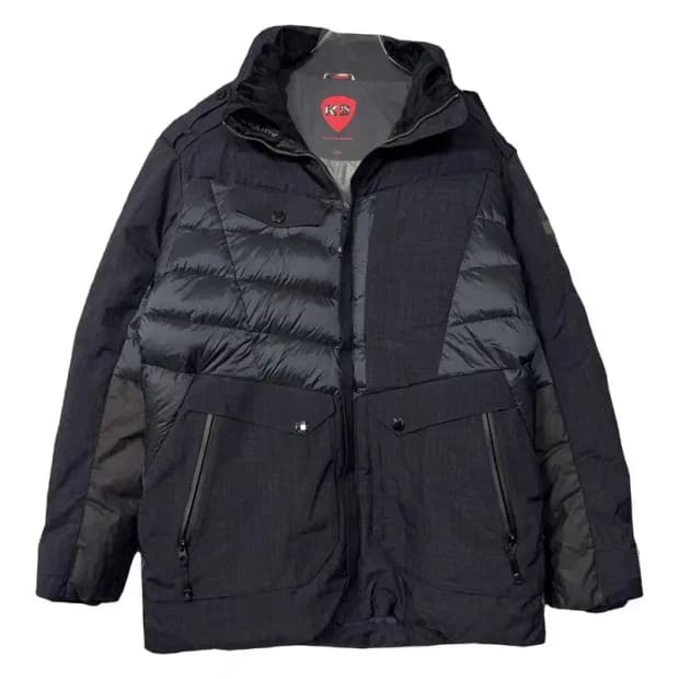 K2 블랙 구스다운 패딩 100