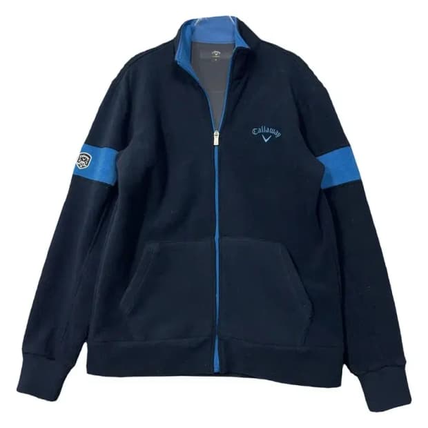 캘러웨이 네이비 골프 플리스 후리스 M