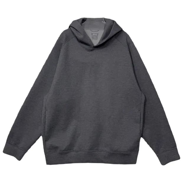 유니클로 그레이 기능성 후드티 XL