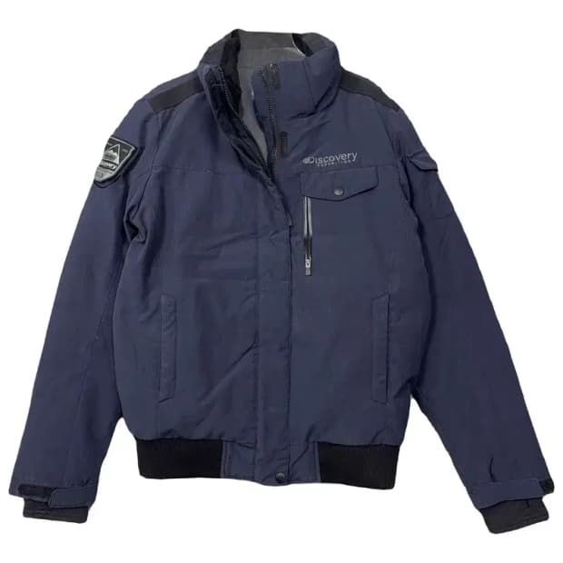 디스커버리 네이비 구스다운 패딩 95