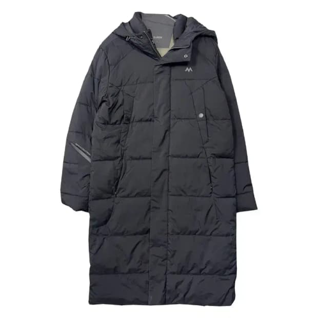 밀레 블랙 롱패딩 90