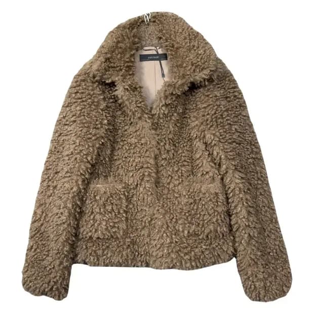 자라 브라운 뽀글이 자켓 XS