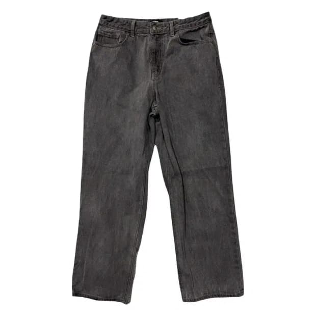 무신사스탠다드 캐주얼 흑청 데님팬츠 31