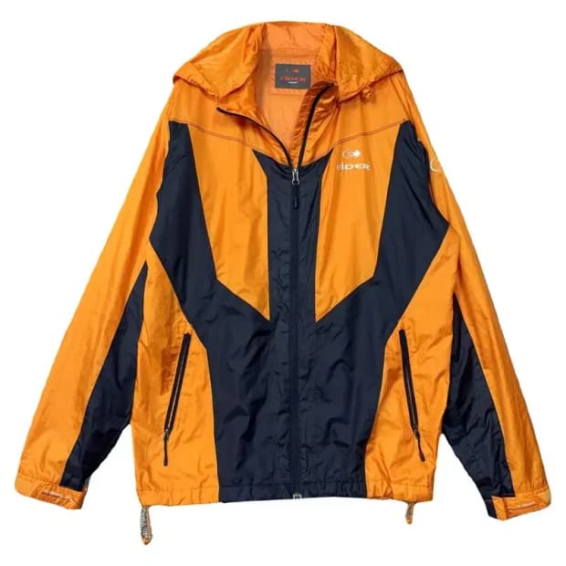 아이더 오렌지 기능성 바람막이 XL