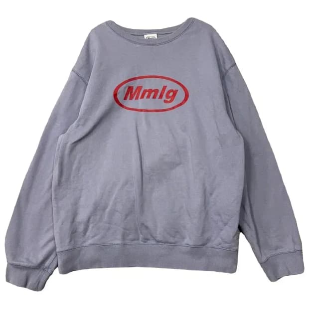 MMLG 프린팅 라이트 그레이 맨투맨 LARGE