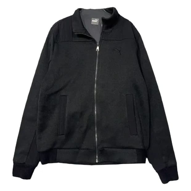 푸마 블랙 기능성 집업 자켓 L