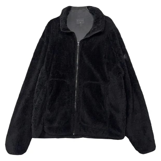 밀레 블랙 남성 후리스 집업 110