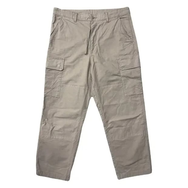 유니클로 베이지 남성 캐주얼 카고 바지 L