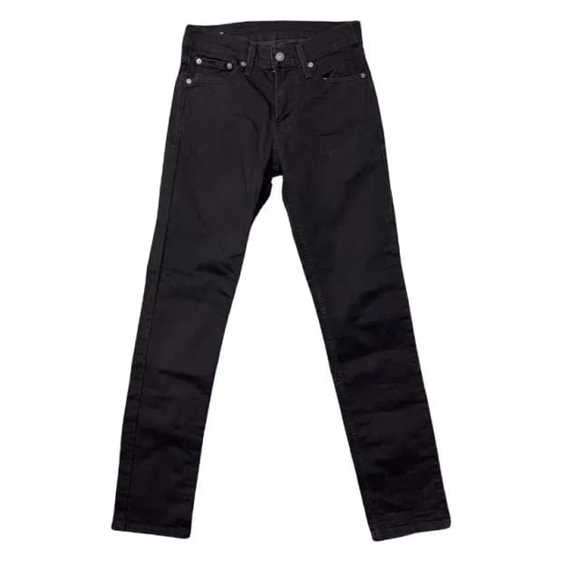 리바이스 511 블랙 데님 팬츠 28