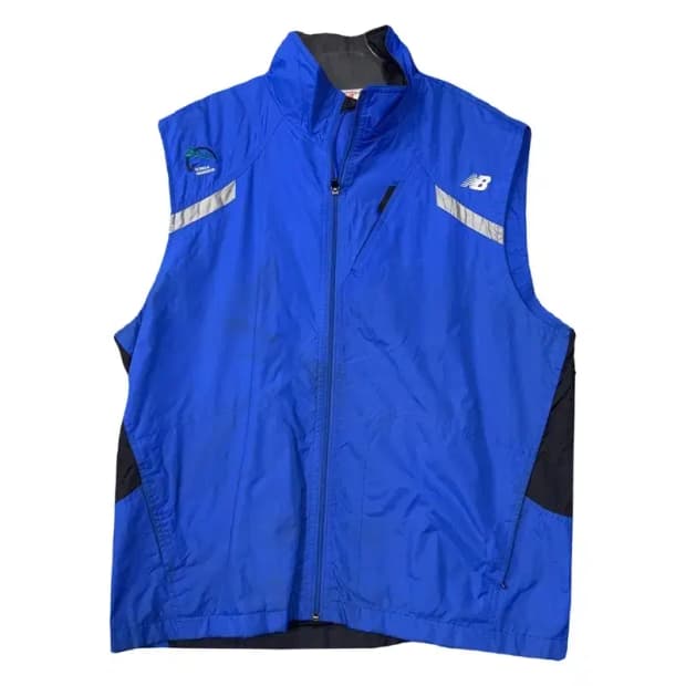 뉴발란스 블루 기능성 바람막이 조끼 110