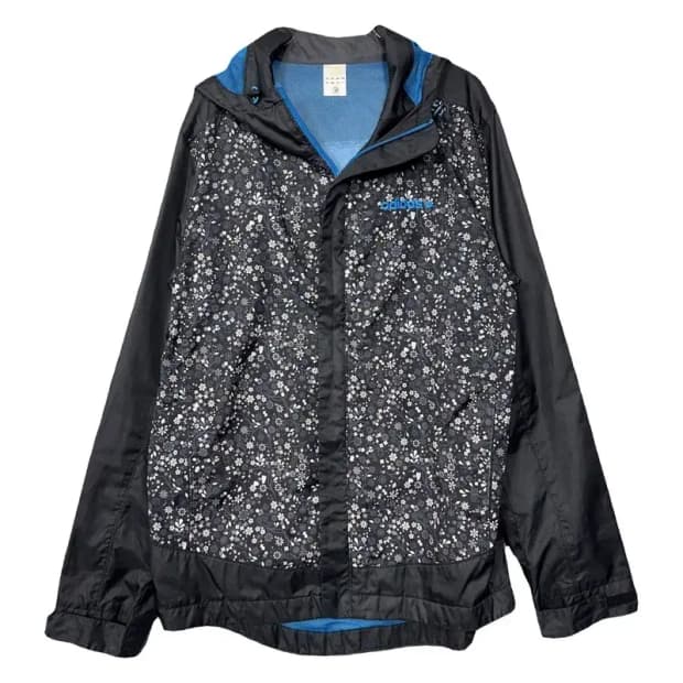 아디다스 블랙 도트 바람막이 L